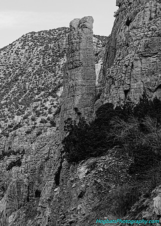Wyoming, Wind River Canyon, Chimney Rock